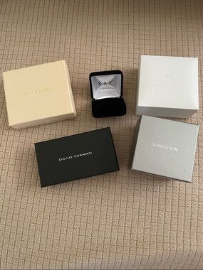 Bundle of jewelry gift boxes